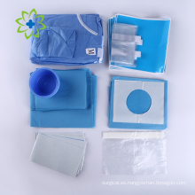 Kit dental desechable con imágenes y nombres quirúrgicos